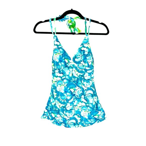 Tommy Bahama Island Cays Seafronds Reversible Tankini Top - Picture 4 of 9